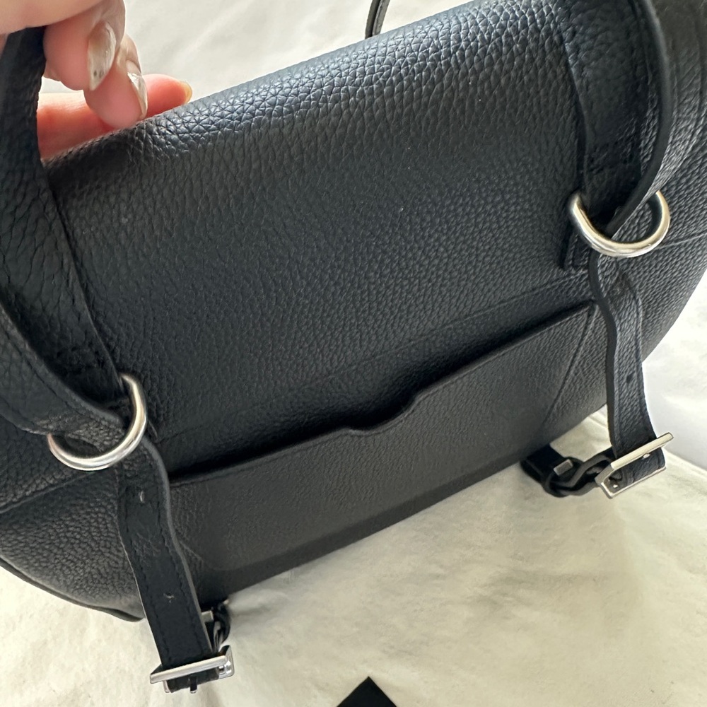 Parisa Wang Grace Backpack convertible backpack crossbody purse - Black (medium) - Picture 10 of 12